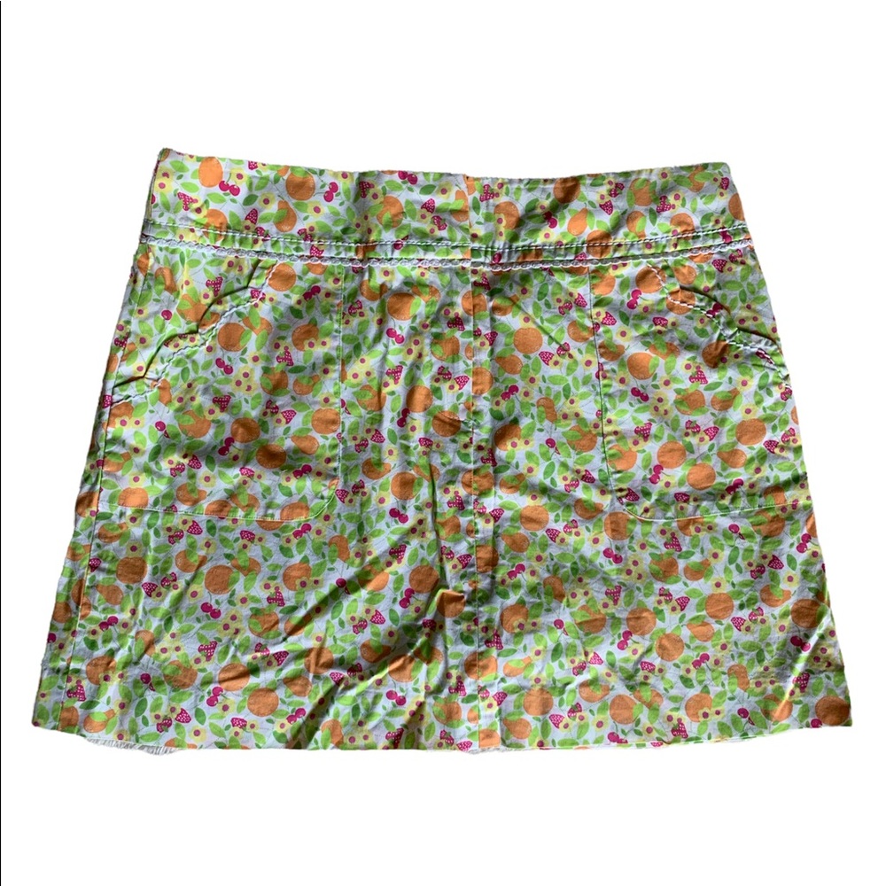 Lilly Pulitzer skort mini skirt summer fruit